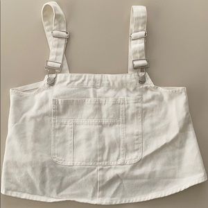 Overall crop top